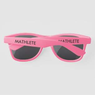 Lunettes De Soleil MATHLETE typographie mathématique mathématiques