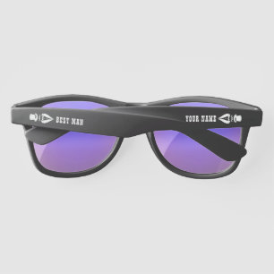 Lunettes De Soleil Meilleure fête de mariage masculine personnalisée
