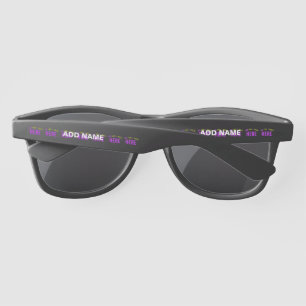 LUNETTES DE SOLEIL MODERNE ET MODERNE PERSONNALISABLE NOIR VÉRIFIÉ
