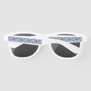 Lunettes De Soleil Motif Blue Paisley
