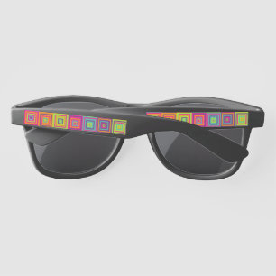 Lunettes De Soleil Motif de carrés