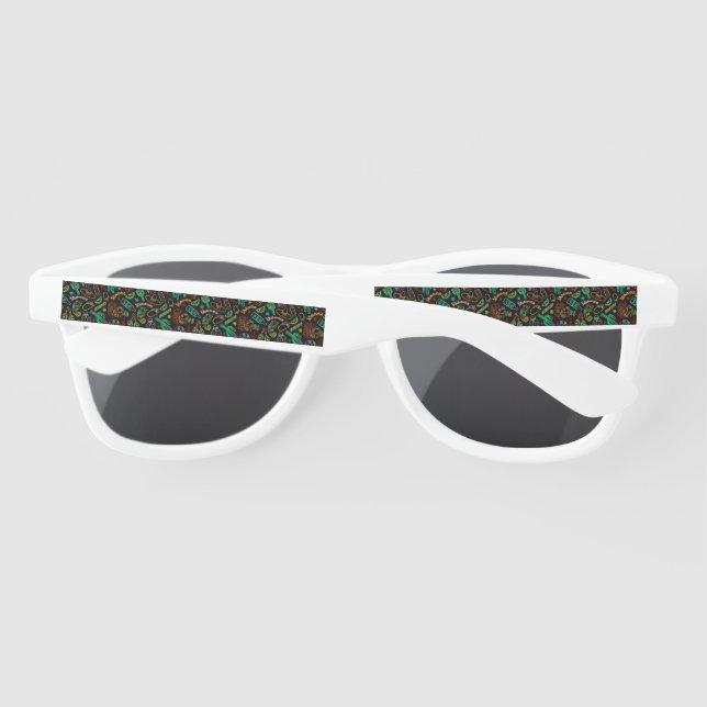 Lunettes De Soleil Motif de Fiesta du Mexique (Dos)