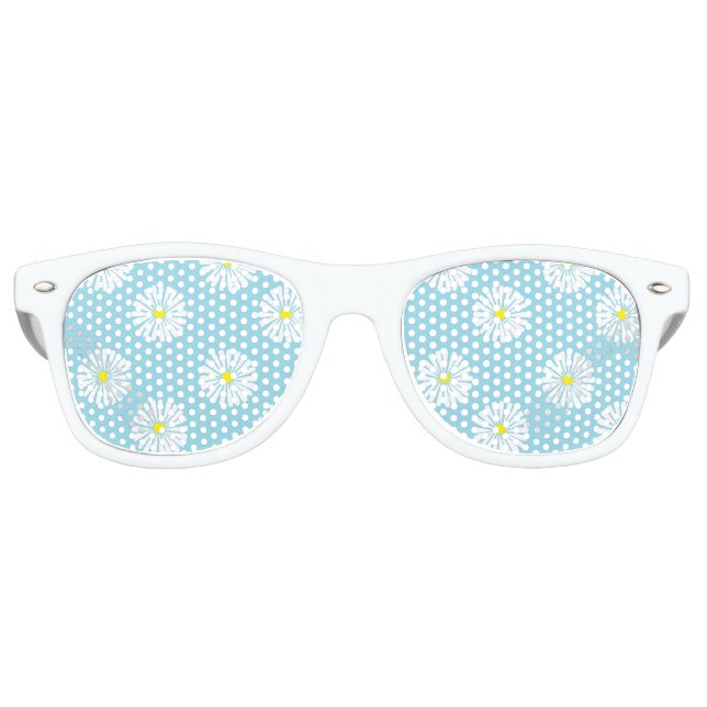 Lunettes de soleil Motif de marguerite (Devant)