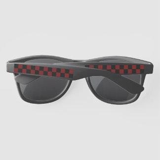 Lunettes De Soleil Motif en carton rouge et noir