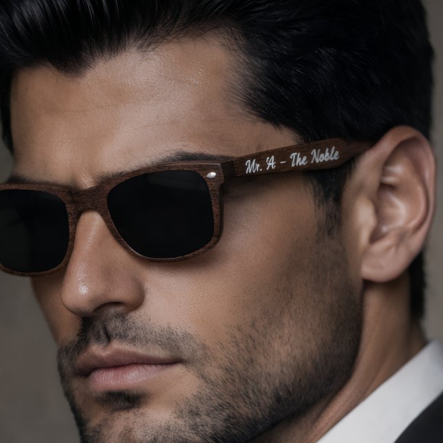 Lunettes De Soleil Mr.Y - The Nobel Personalized 2026 – (Mr. A – The Noble
For the man defined by character.
#TheNoble #MensLuxuryStyle #WoodenSunglasses #G)