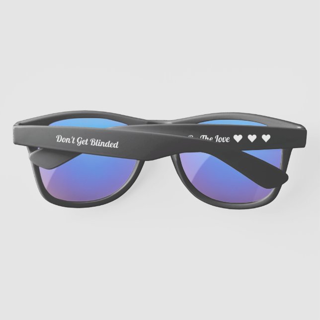 Lunettes De Soleil Ne vous laissez pas aveugler par l'amour (Dos)