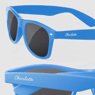 Lunettes De Soleil Nom de script moderne personnalisé