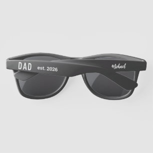 Lunettes De Soleil Nouveau papa - est.2023 - bleu personnalisé