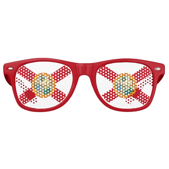 Lunettes de soleil Party Shades avec drapeau de Fl (Devant)