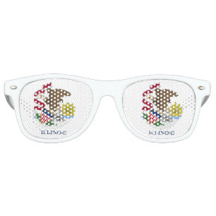 Lunettes de soleil Party Shades avec drapeau de l'