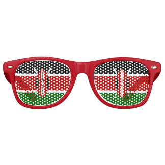 Lunettes de soleil Party Shades avec drapeau du Ke