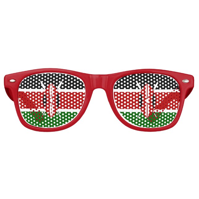 Lunettes de soleil Party Shades avec drapeau du Ke (Devant)