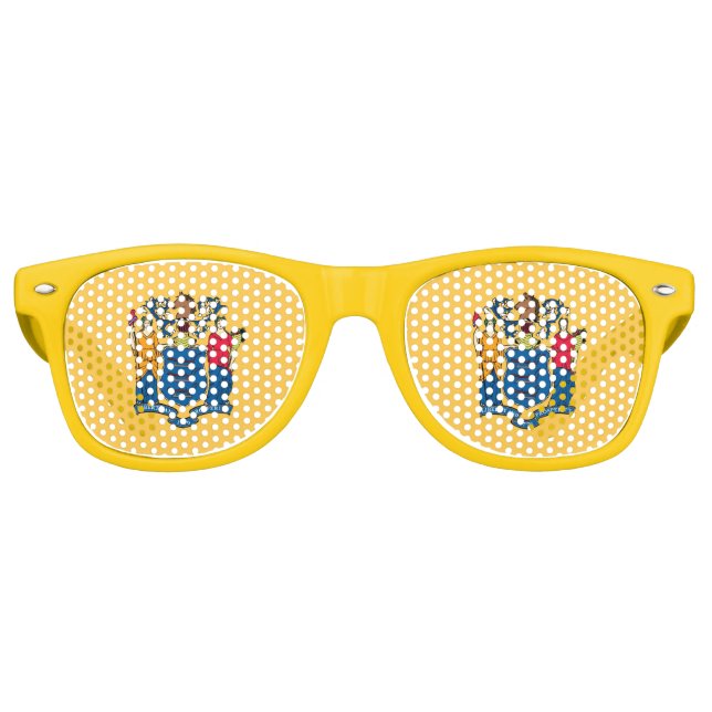 Lunettes de soleil Party Shades avec drapeau du Ne (Devant)