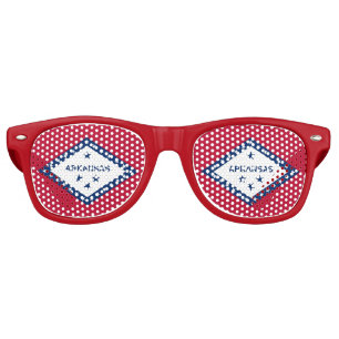 Lunettes de soleil Party Shades avec le drapeau d'