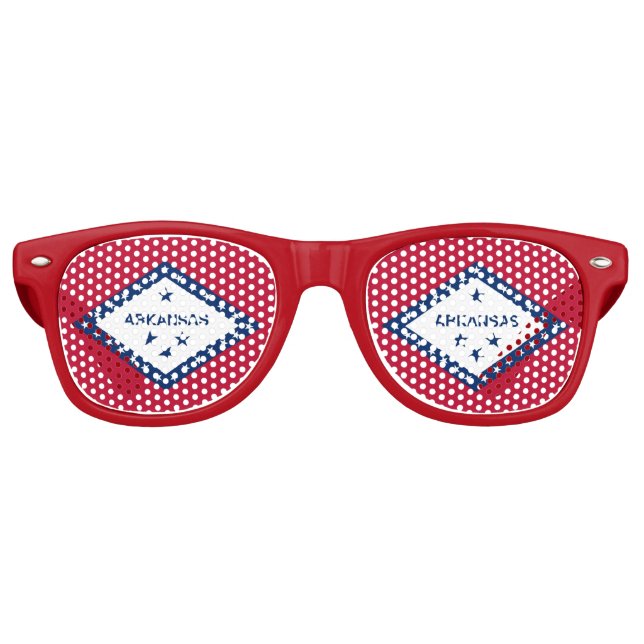 Lunettes de soleil Party Shades avec le drapeau d' (Devant)