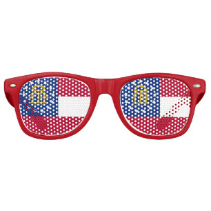 Lunettes de soleil Party Shades avec le drapeau de