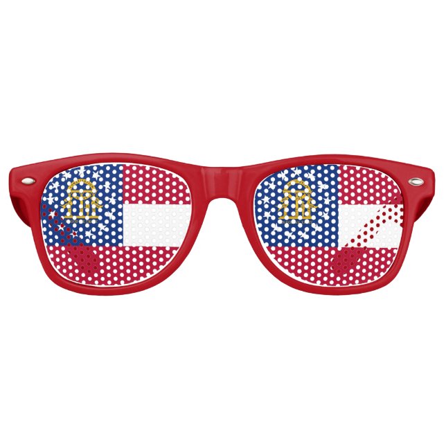 Lunettes de soleil Party Shades avec le drapeau de (Devant)