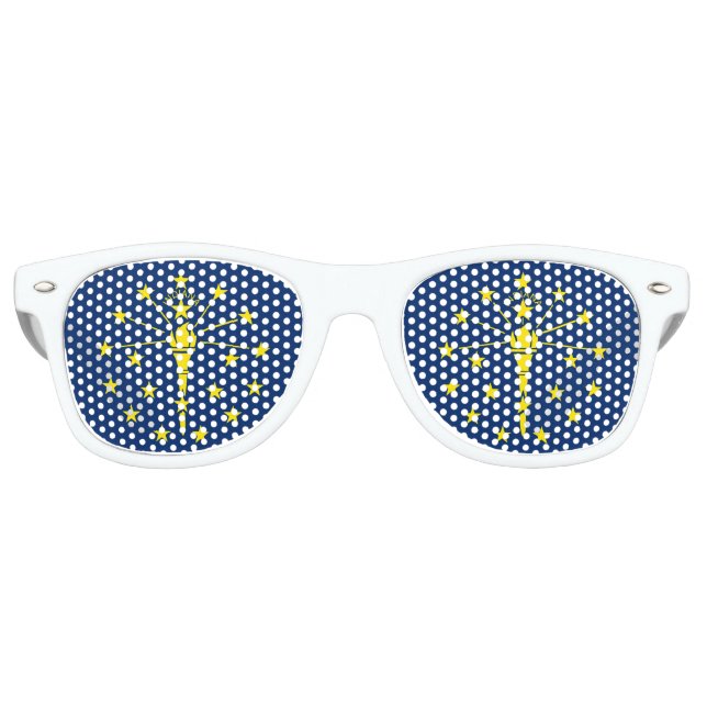 Lunettes de soleil Party Shades avec le drapeau de (Devant)
