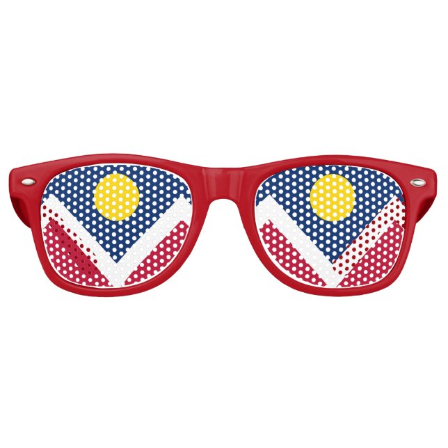 Lunettes de soleil Party Shades avec le drapeau de (Devant)