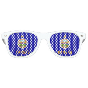 Lunettes de soleil Party Shades avec le drapeau du