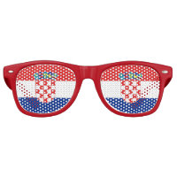 Lunettes de soleil Party Shades - drapeau de la Cr