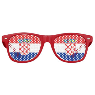 Lunettes de soleil Party Shades - drapeau de la Cr