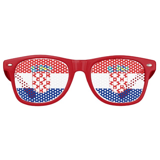 Lunettes de soleil Party Shades - drapeau de la Cr (Devant)