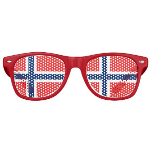 Lunettes de soleil Party Shades - drapeau de la No