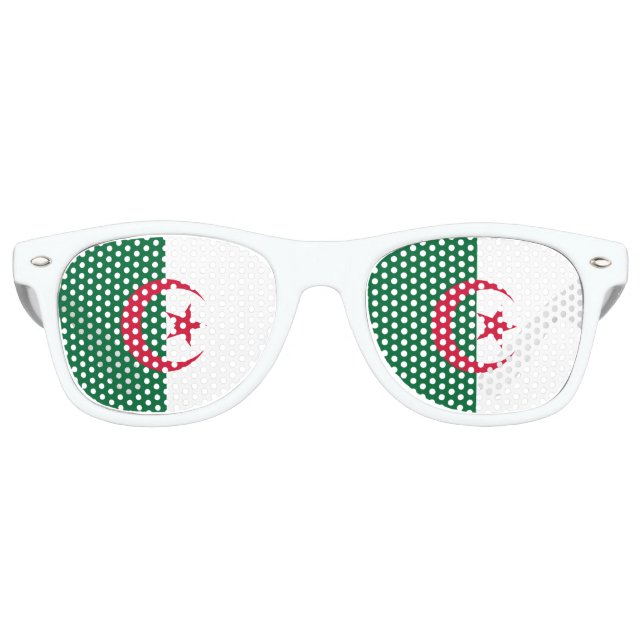 Lunettes de soleil Party Shades - drapeau de l'Alg (Devant)
