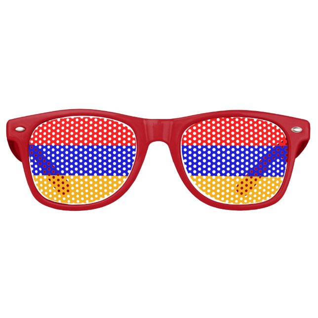 Lunettes de soleil Party Shades - drapeau de l'Arm (Devant)