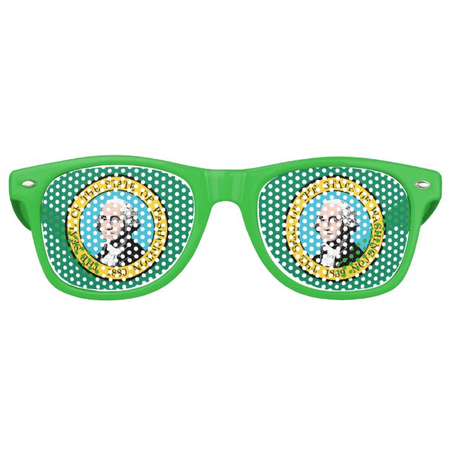 Lunettes de soleil Party Shades - drapeau de l'Éta (Devant)
