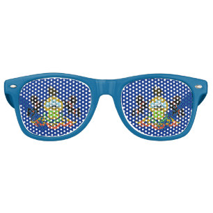 Lunettes de soleil Party Shades - drapeau de l'Éta