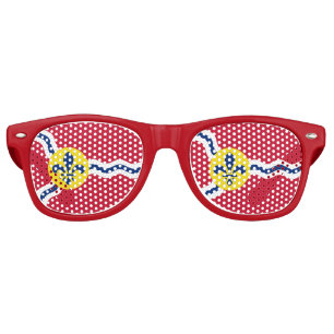 Lunettes de soleil Party Shades, drapeau de Saint-