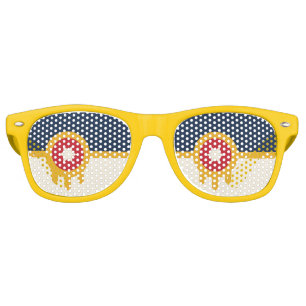 Lunettes de soleil Party Shades, drapeau de Tulsa,