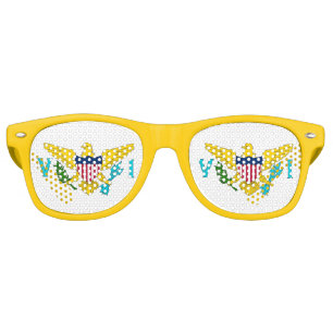 Lunettes de soleil Party Shades - drapeau de Virgi