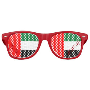 Lunettes de soleil Party Shades - drapeau des EAU