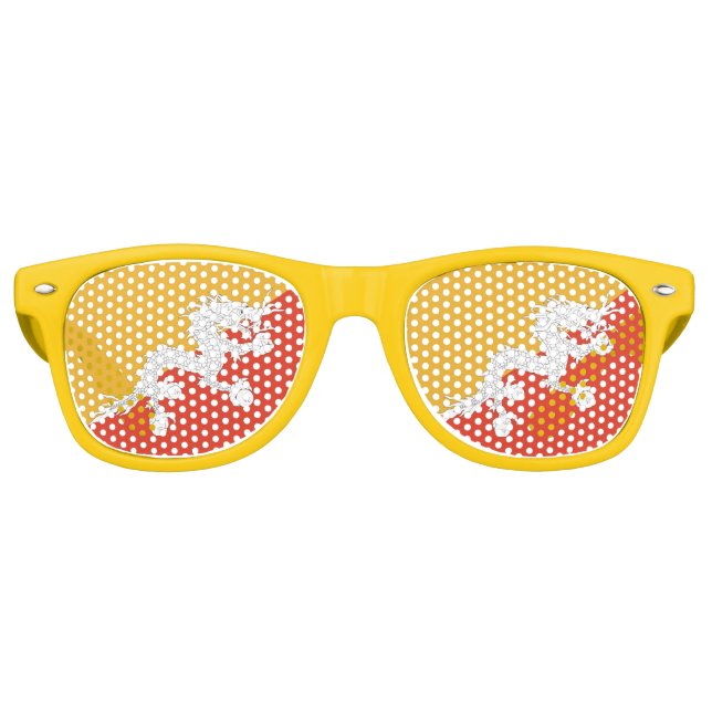 Lunettes de soleil Party Shades - drapeau du Bhout (Devant)