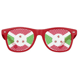 Lunettes de soleil Party Shades - drapeau du Burun