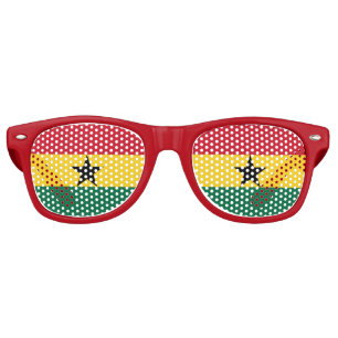 Lunettes de soleil Party Shades - drapeau du Ghana