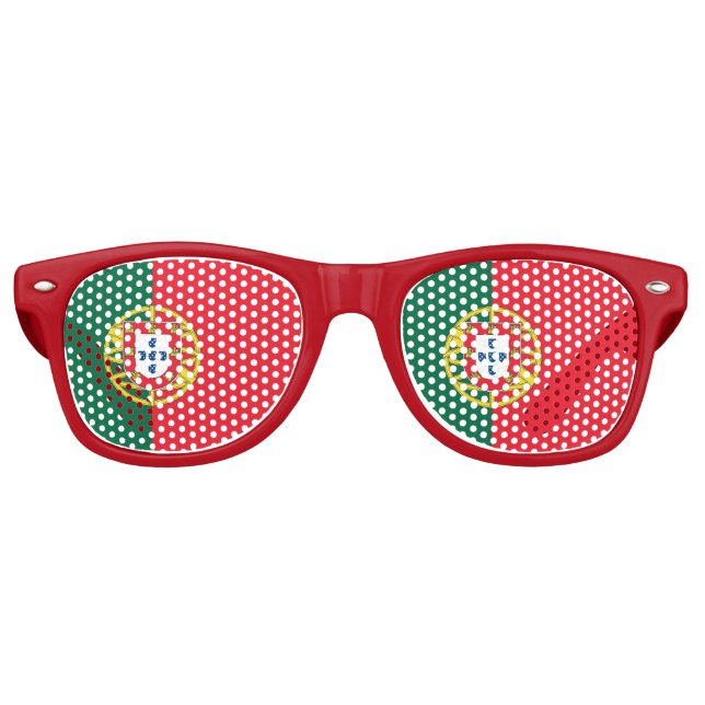 Lunettes de soleil Party Shades - drapeau du Portu (Devant)