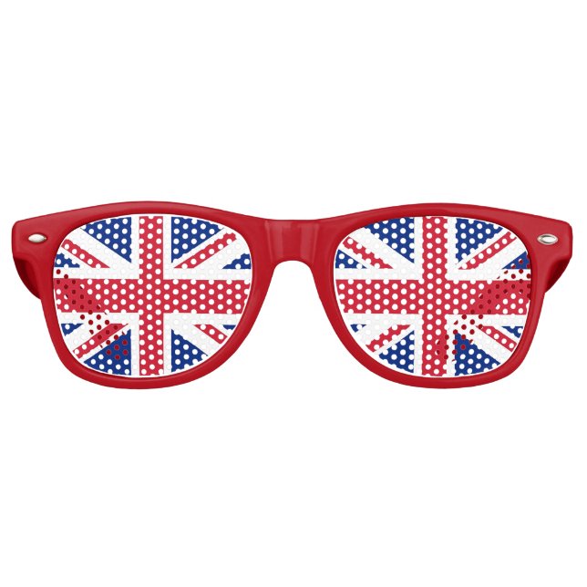 Lunettes de soleil Party Shades - drapeau du Royau (Devant)