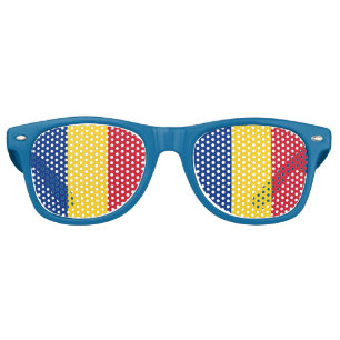 Lunettes de soleil Party Shades - drapeau roumain