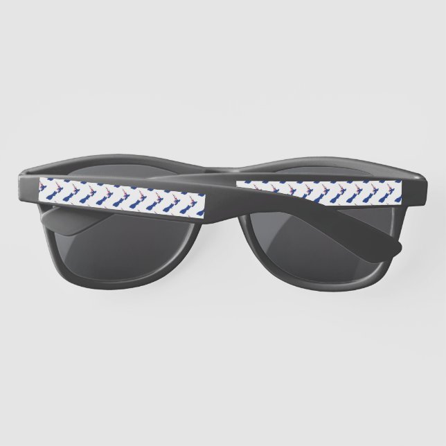 Lunettes De Soleil Patriotique NOUVELLE-ZÉLANDE (Dos)