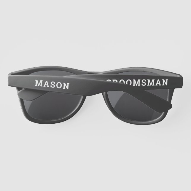Lunettes de soleil personnalisées de la soirée de  (Dos)