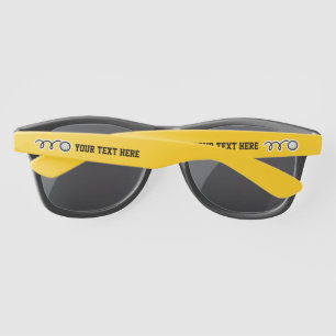 Lunettes de soleil personnalisées et logo de volle