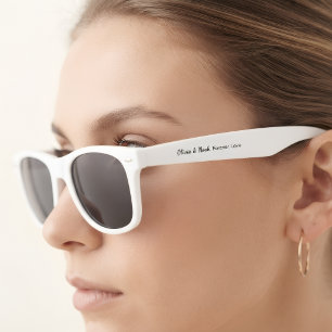Lunettes de soleil personnalisées pour mariage Fav