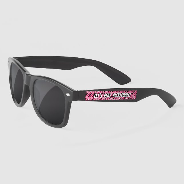 Lunettes De Soleil Pickleball Paddles Boules avec coutume amusante -  (Gauche)