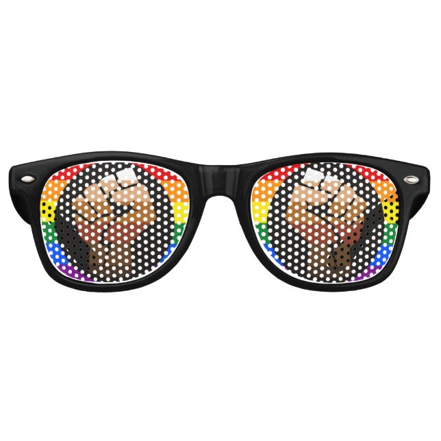 Lunettes de soleil pour drapeau des gens de couleu (Devant)