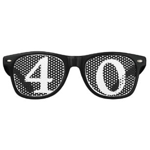 Lunettes de soleil pour fête d'anniversaire de 40 