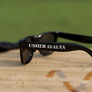 Lunettes de soleil pour l'ouvreur de mariage